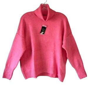 NEW Vince Camuto Pop Pink Sweater